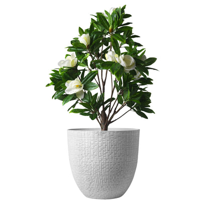 20.5’’ Riley Planter with fine line stone effect