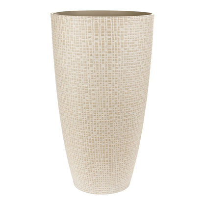 Tall 12’’ Riley Planter with fine line stone effect