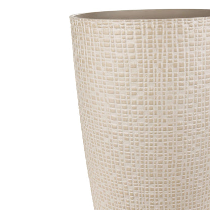 Tall 12’’ Riley Planter with fine line stone effect