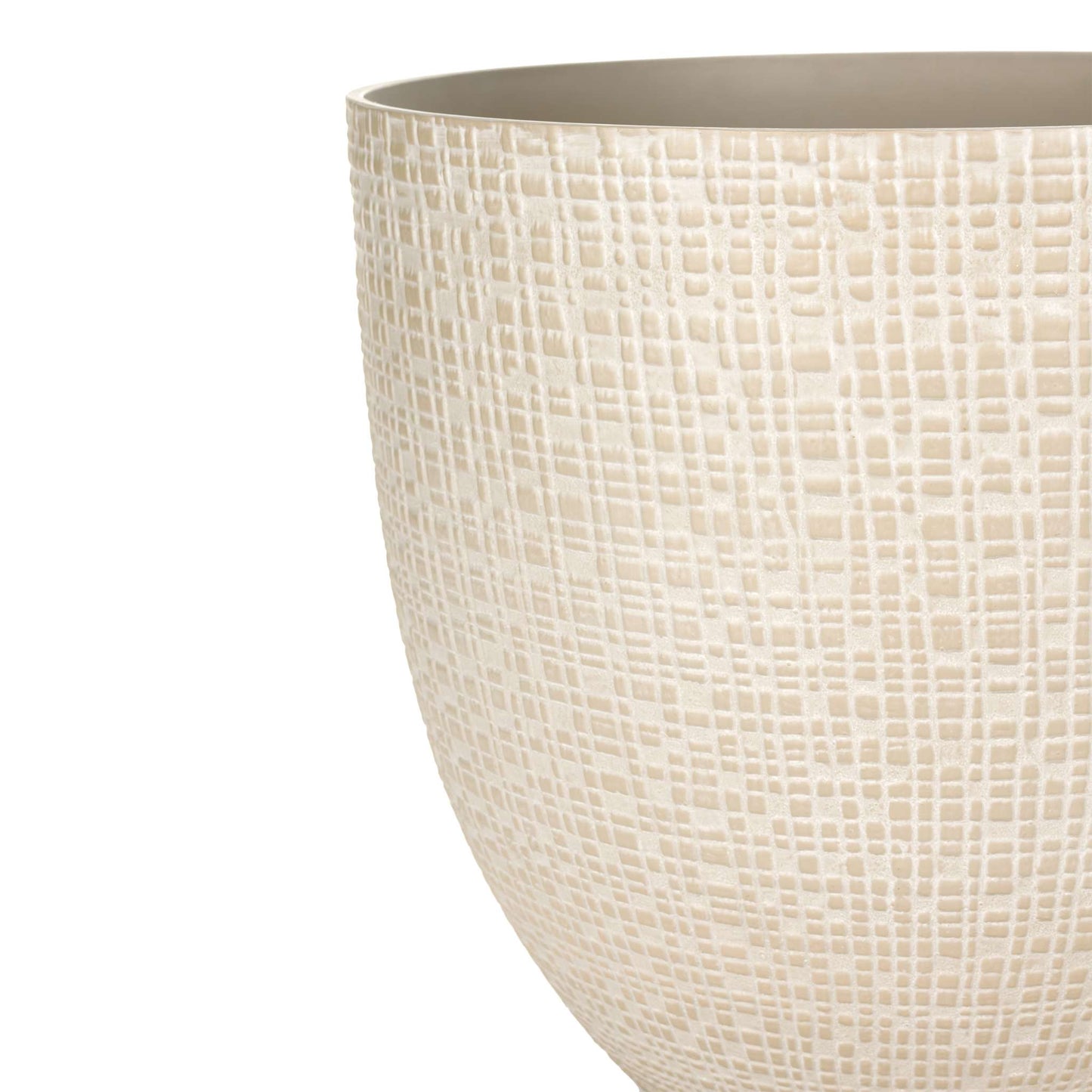 12’’ Riley Planter with fine line stone effect