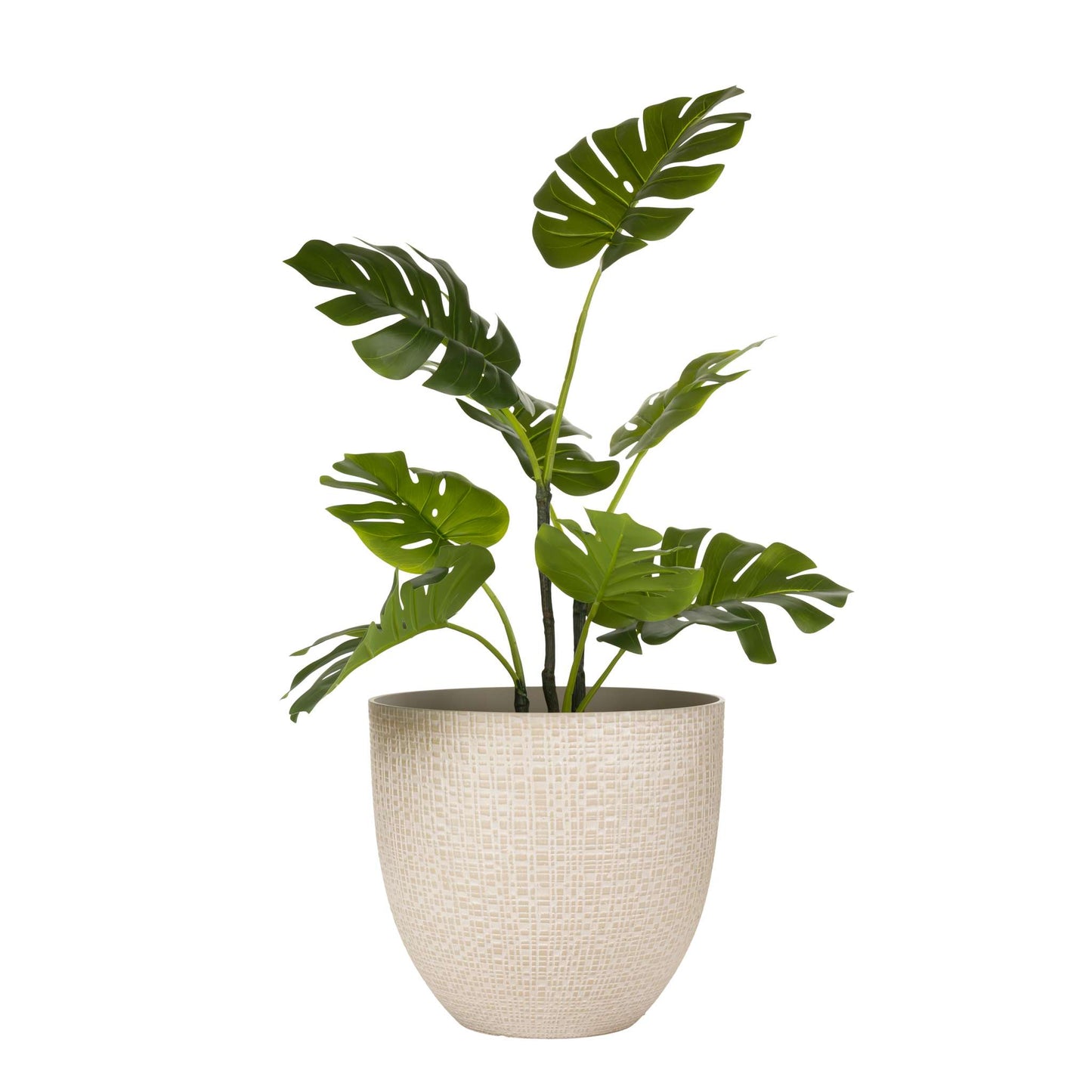 Jardinière Riley 16 po avec effet pierre à fines lignes