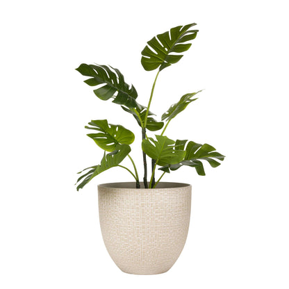 Jardinière Riley 16 po avec effet pierre à fines lignes