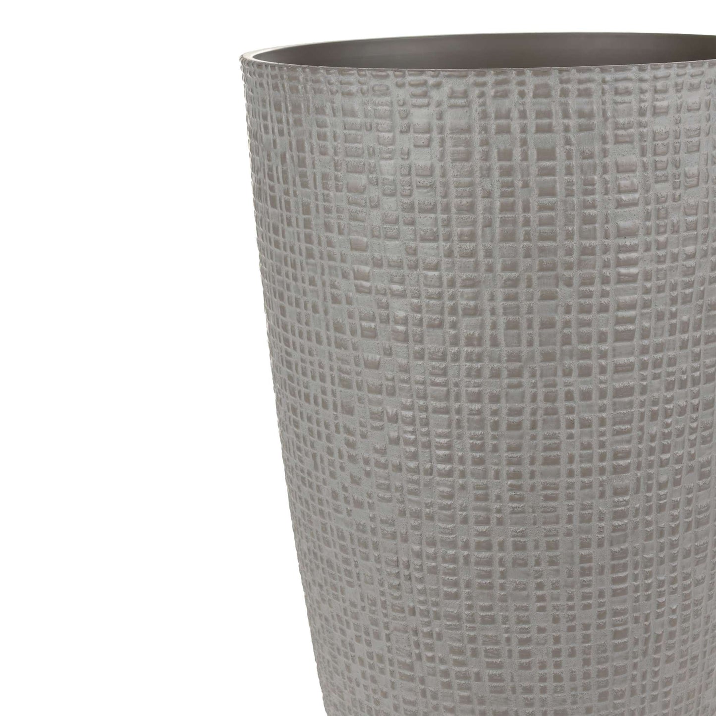 Tall 12’’ Riley Planter with fine line stone effect