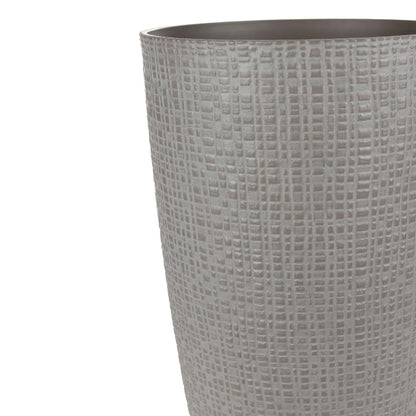 Tall 12’’ Riley Planter with fine line stone effect