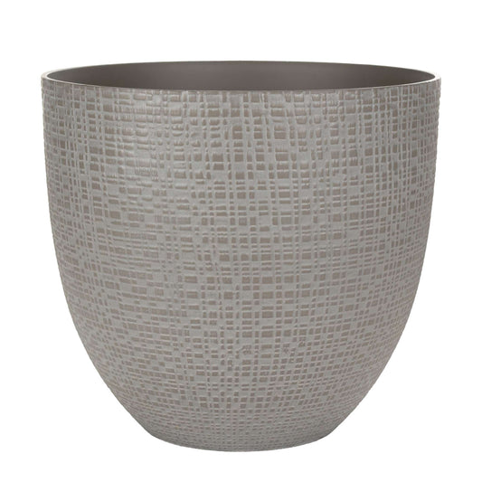 Jardinière Riley 16 po avec effet pierre à fines lignes