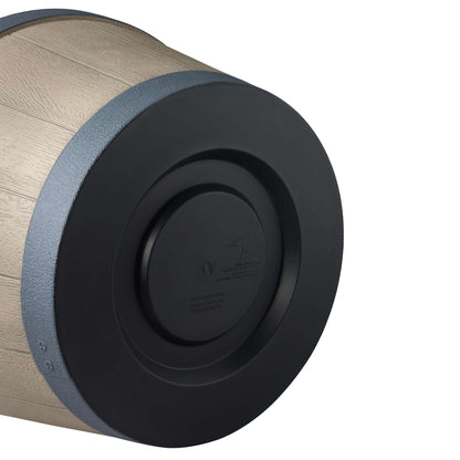 Jardinière Tennessee 20,5 po style baril avec effet bois