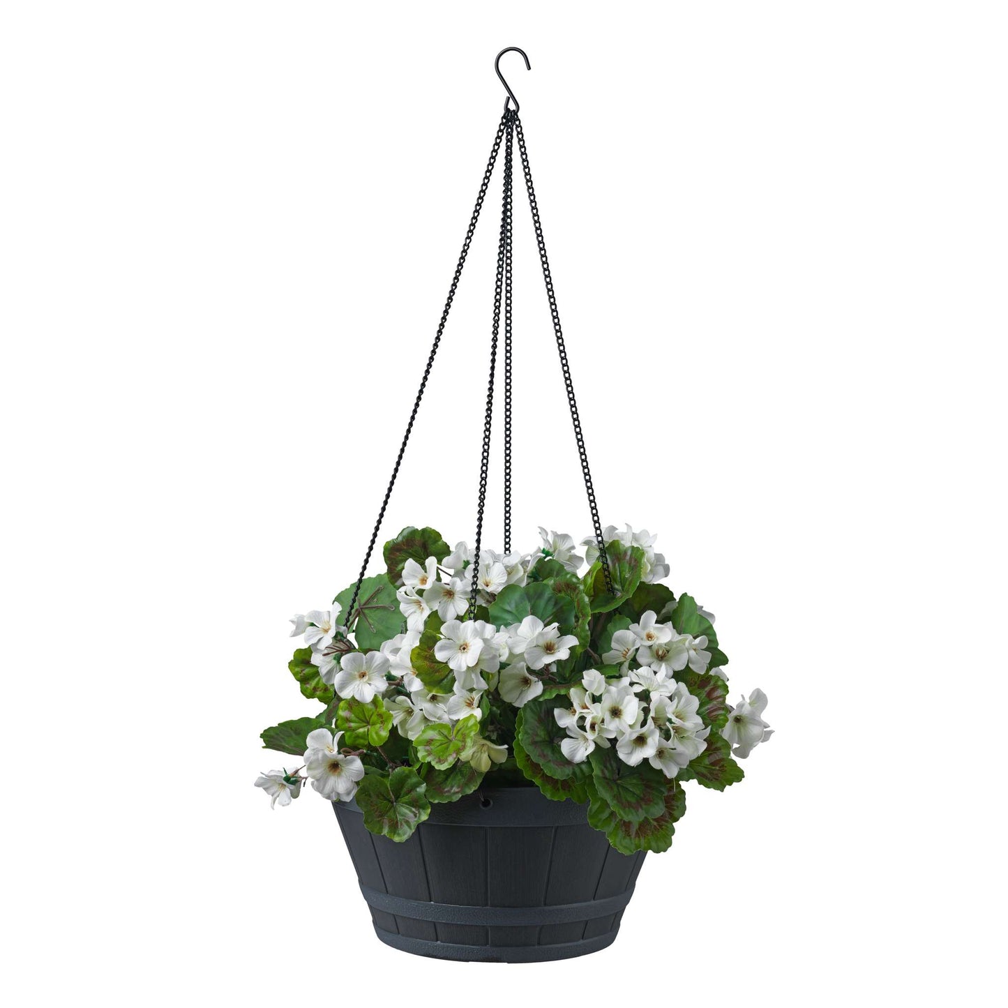 Jardinière suspendue Tennessee Whisky 12 po avec fini effet bois