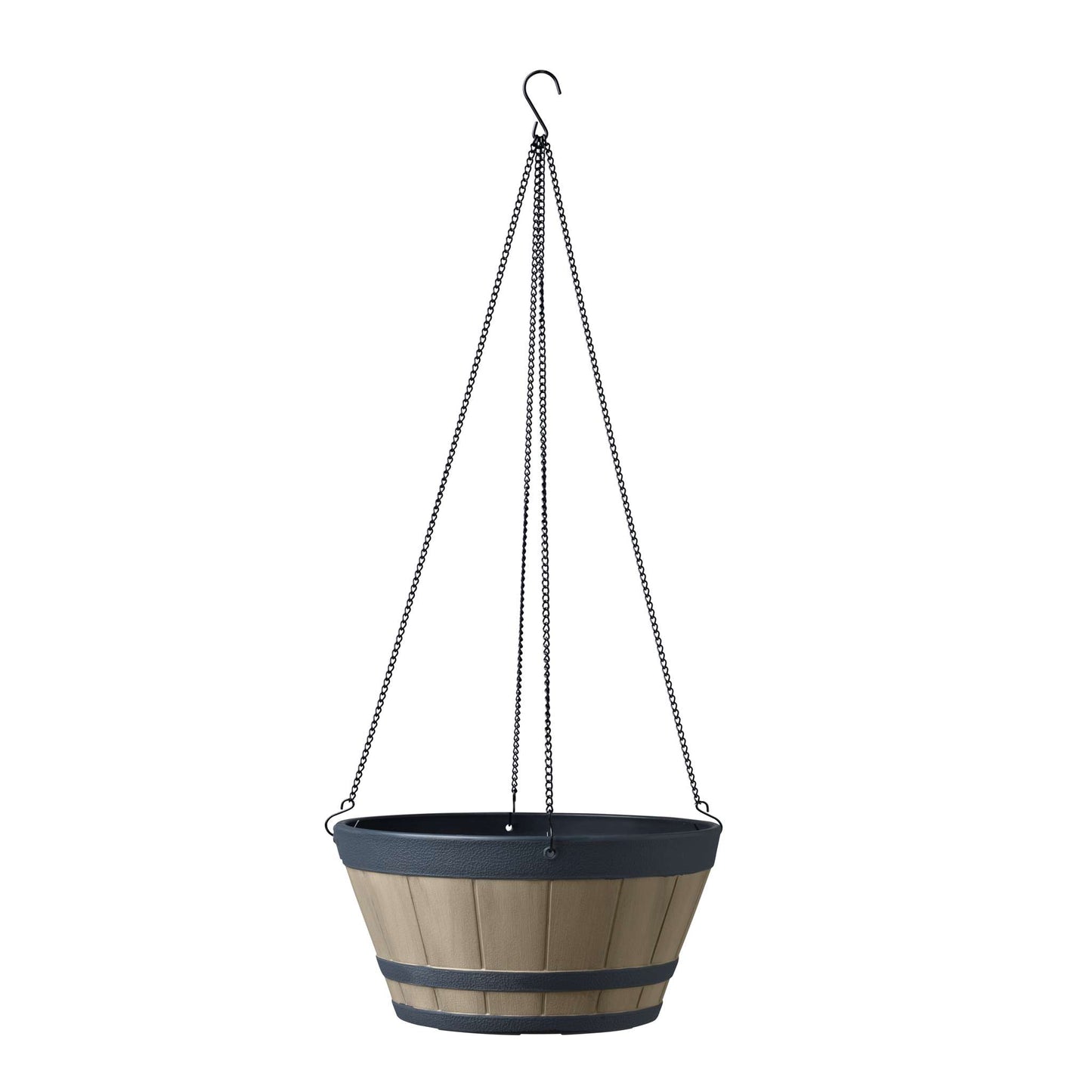 Jardinière suspendue Tennessee Whisky 12 po avec fini effet bois