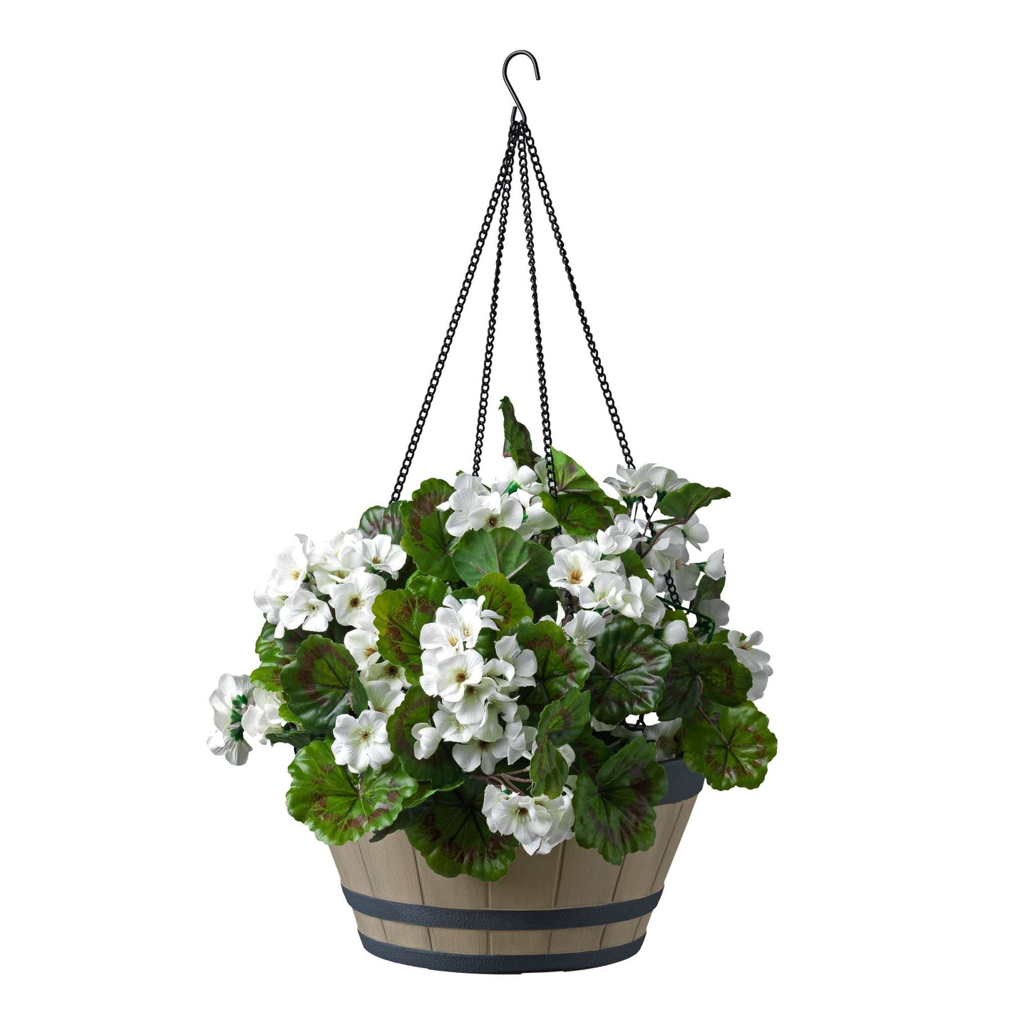 Jardinière suspendue Tennessee Whisky 12 po avec fini effet bois