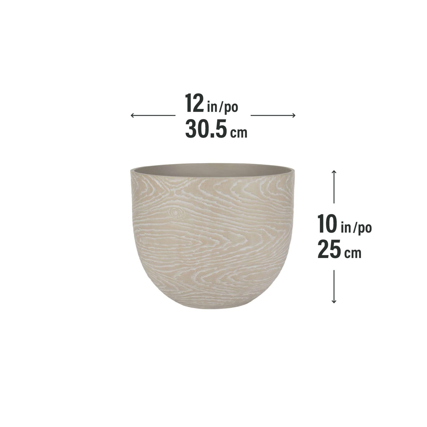 Jardinière Oakmere 12 po