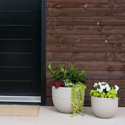 Jardinière Oakmere 16 po avec fini effet bois