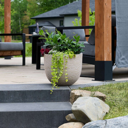 Jardinière Oakmere 16 po avec fini effet bois