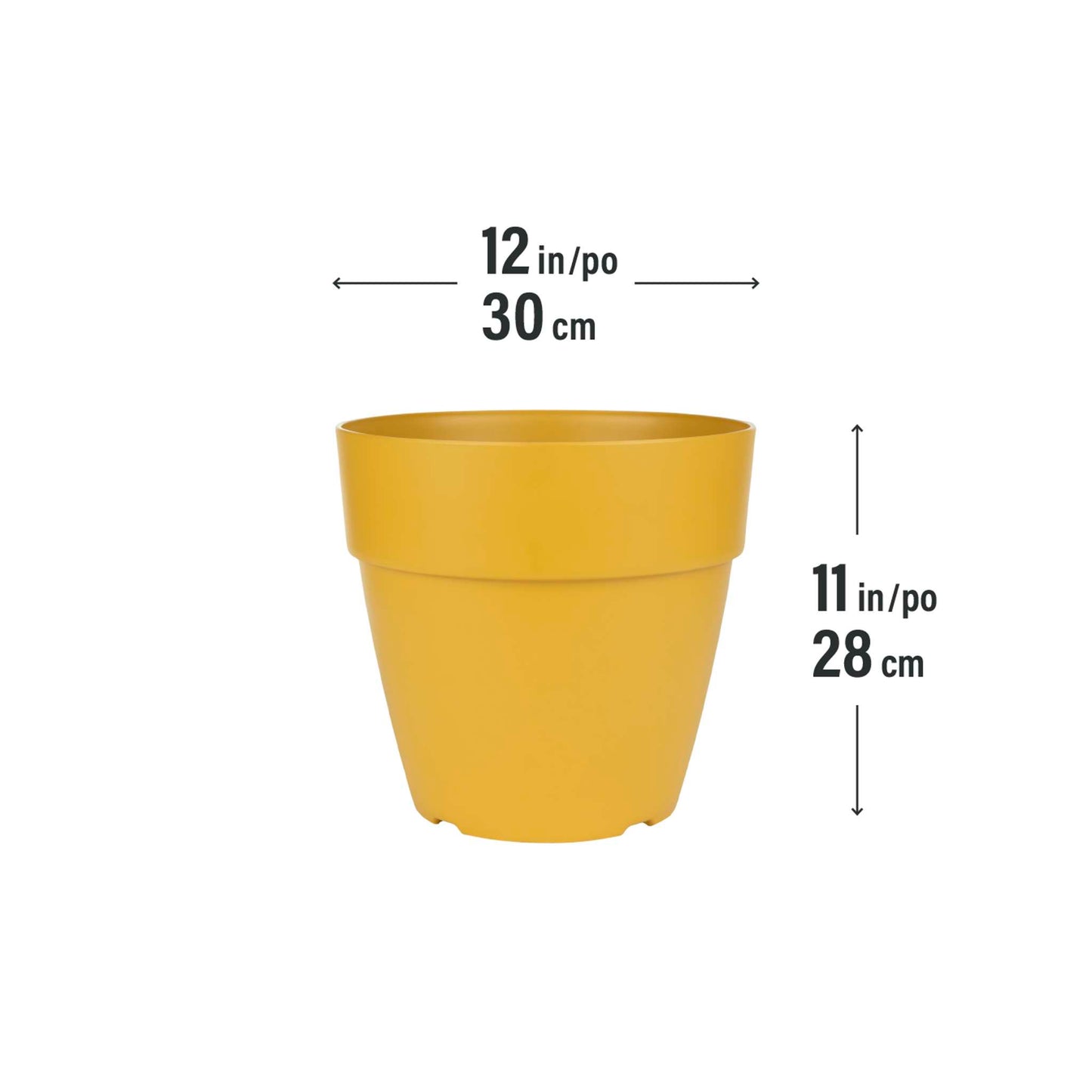 Jardinière Selv 12 po avec système auto-arrosant