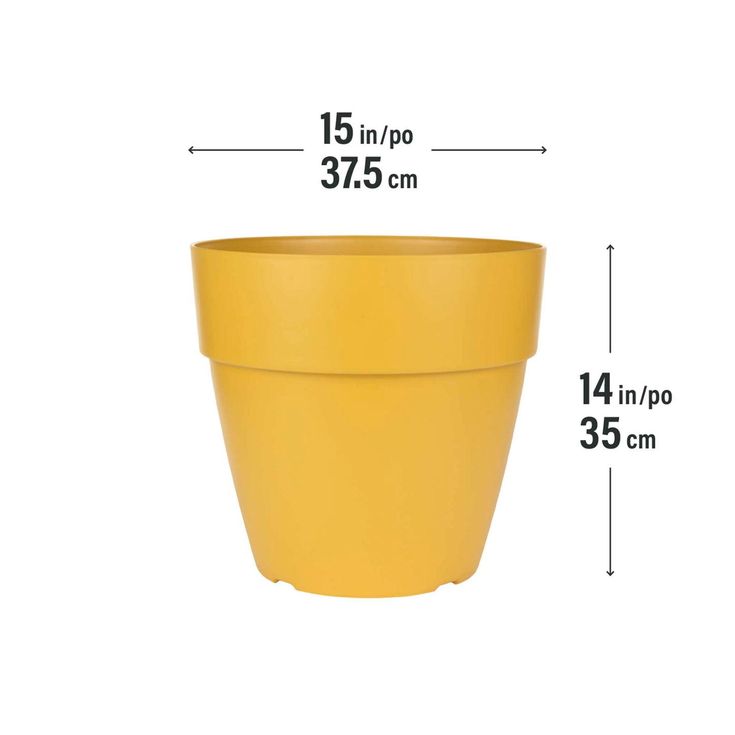 Jardinière Selv 15 po avec système auto-arrosant