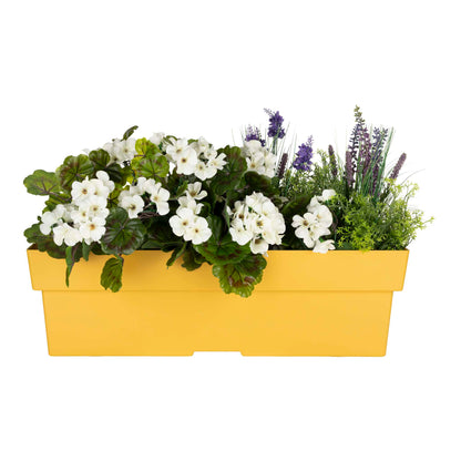 Jardinière rectangulaire Selv 24 po avec système auto-arrosant