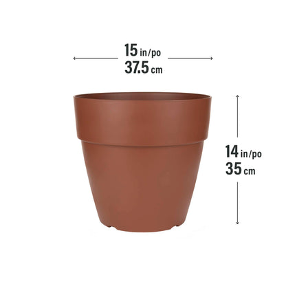 Jardinière Selv 15 po avec système auto-arrosant