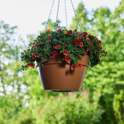 Jardinière suspendue Selv 12,5 po avec système auto-arrosant