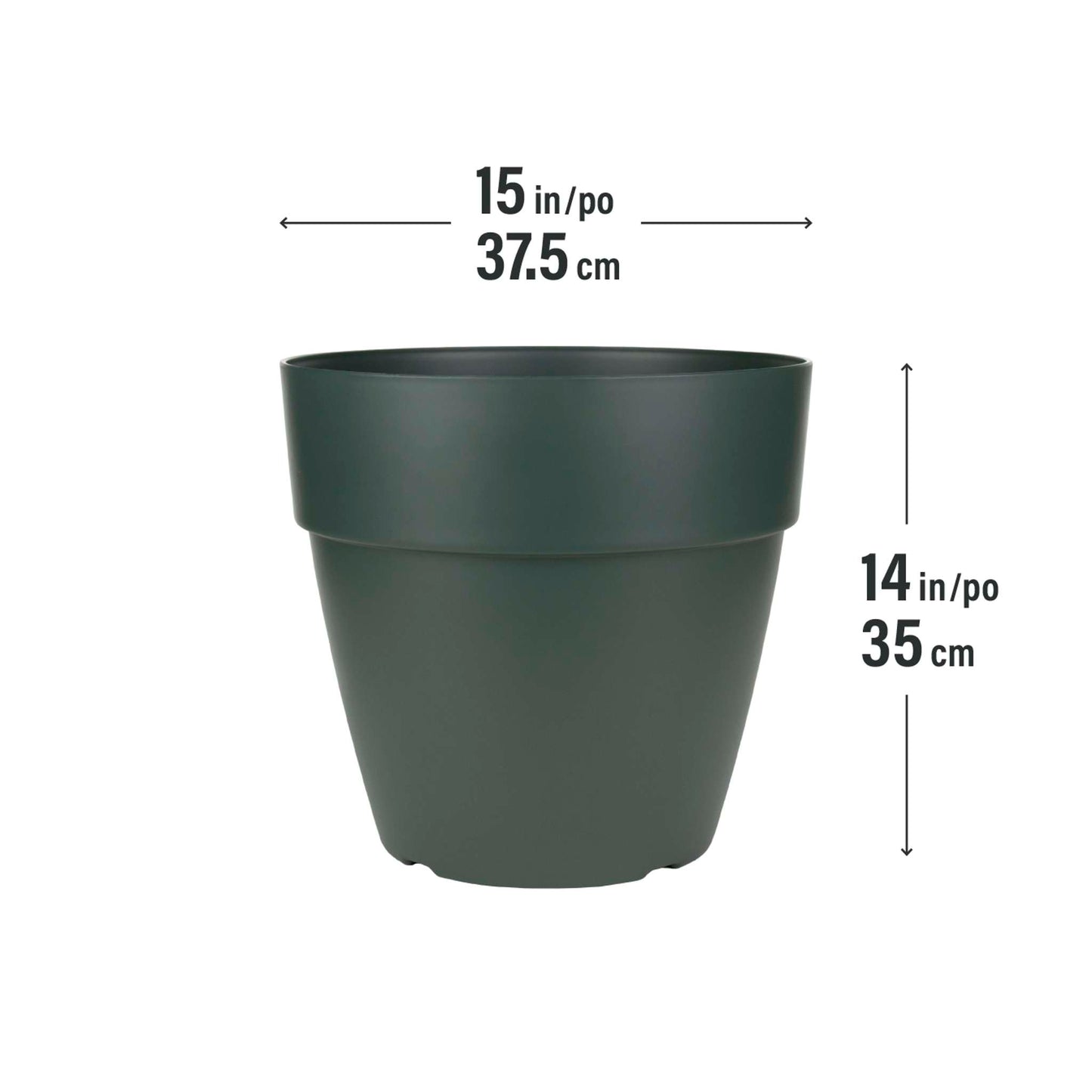 Jardinière Selv 15 po avec système auto-arrosant