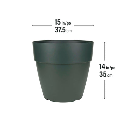 Jardinière Selv 15 po avec système auto-arrosant