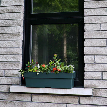 24" Selv Rectangular Planter with self-watering system