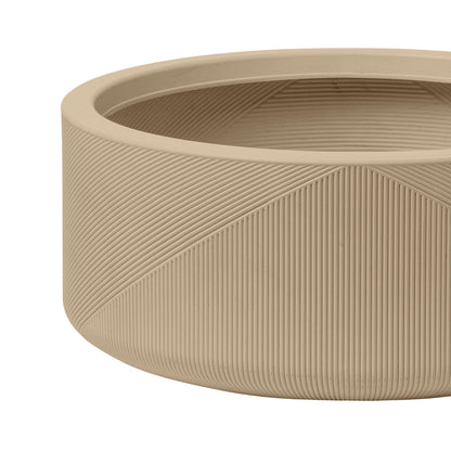 15" Gavin Planter with Geometric Lines