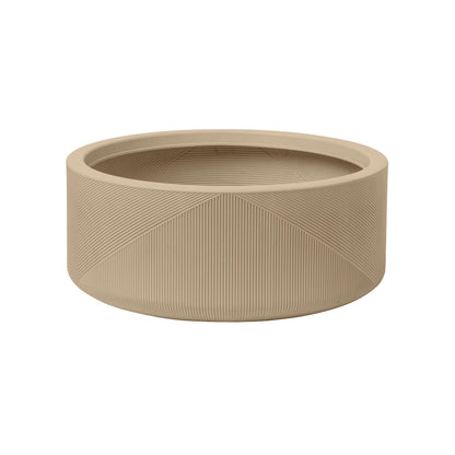 15" Gavin Planter with Geometric Lines