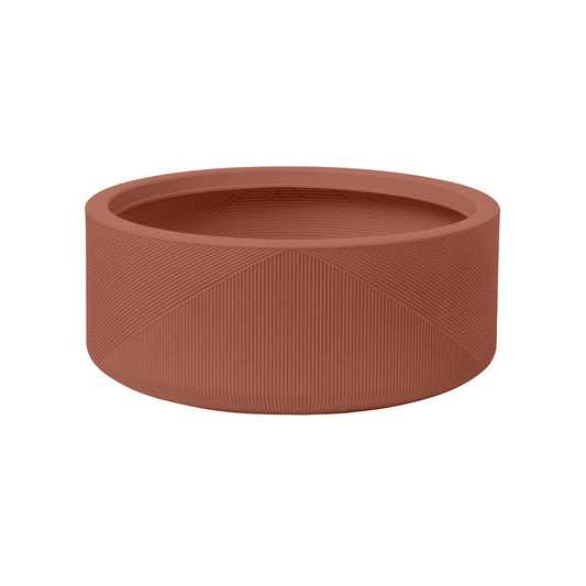 Jardinière Gavin 15 po avec lignes géométriques