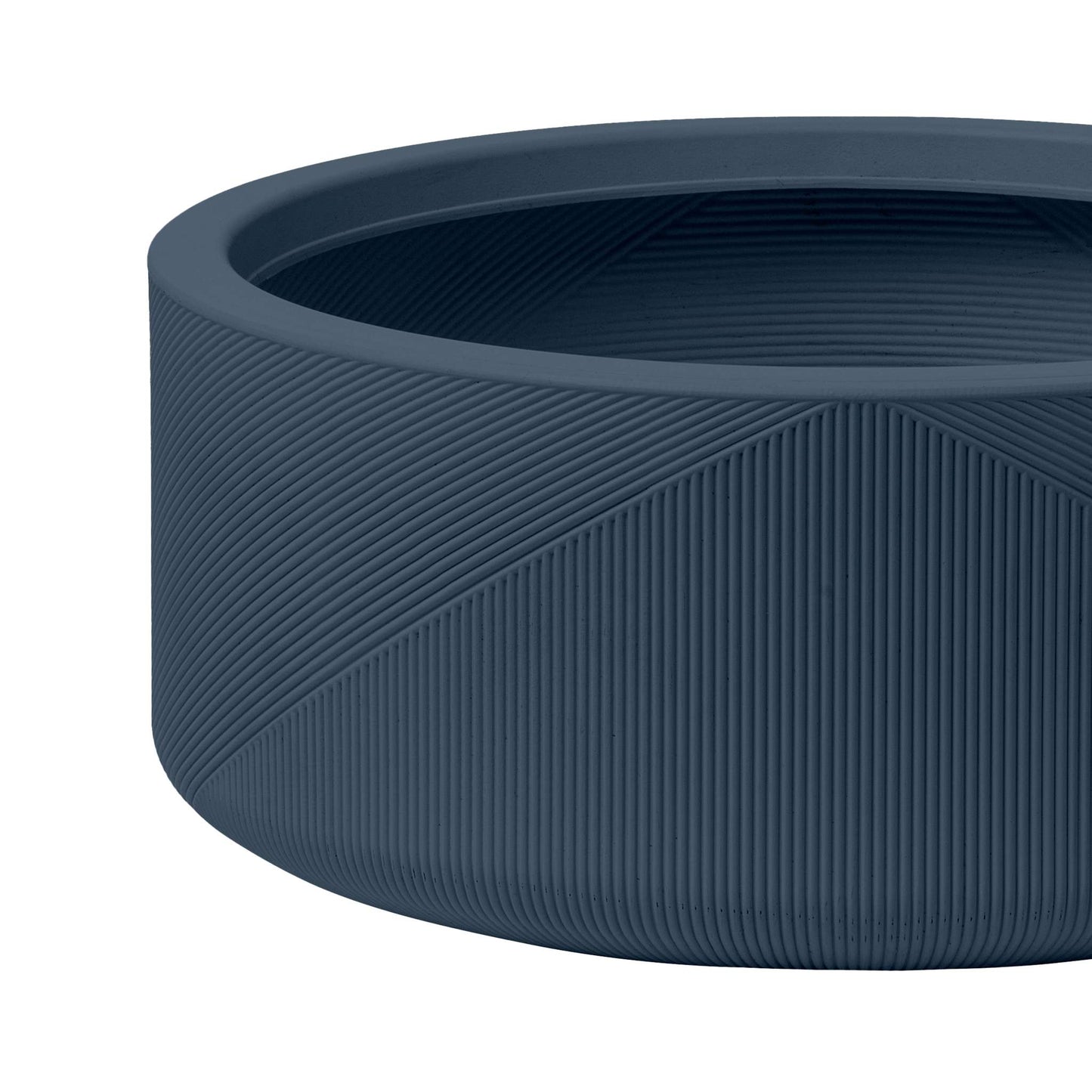 15" Gavin Planter with Geometric Lines