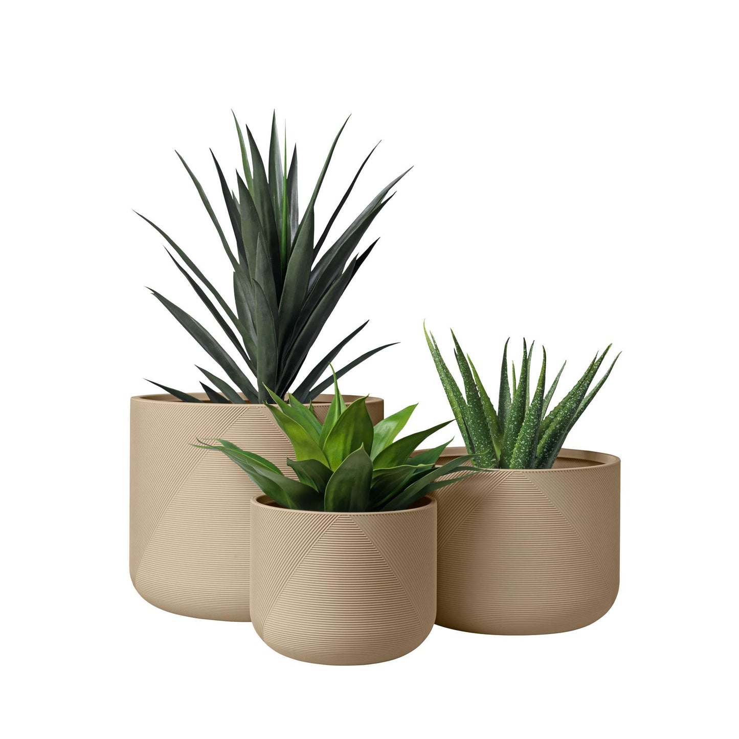 Ensemble de 3 jardinières Gavin 14 po, 18 po et 22 po