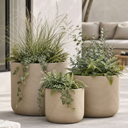 Gavin 3-Piece Planter Set – 14", 18" and 22"