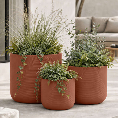 Gavin 3-Piece Planter Set – 14", 18" and 22"