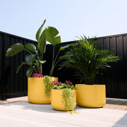 Ensemble de 3 jardinières Gavin 14 po, 18 po et 22 po