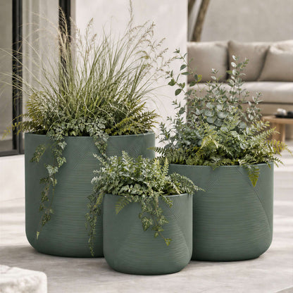 Ensemble de 3 jardinières Gavin 14 po, 18 po et 22 po