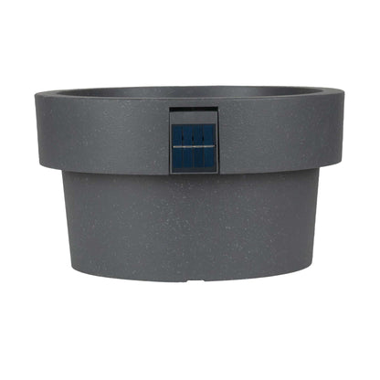 Pot solaire 18 po avec éclairage d’ambiance