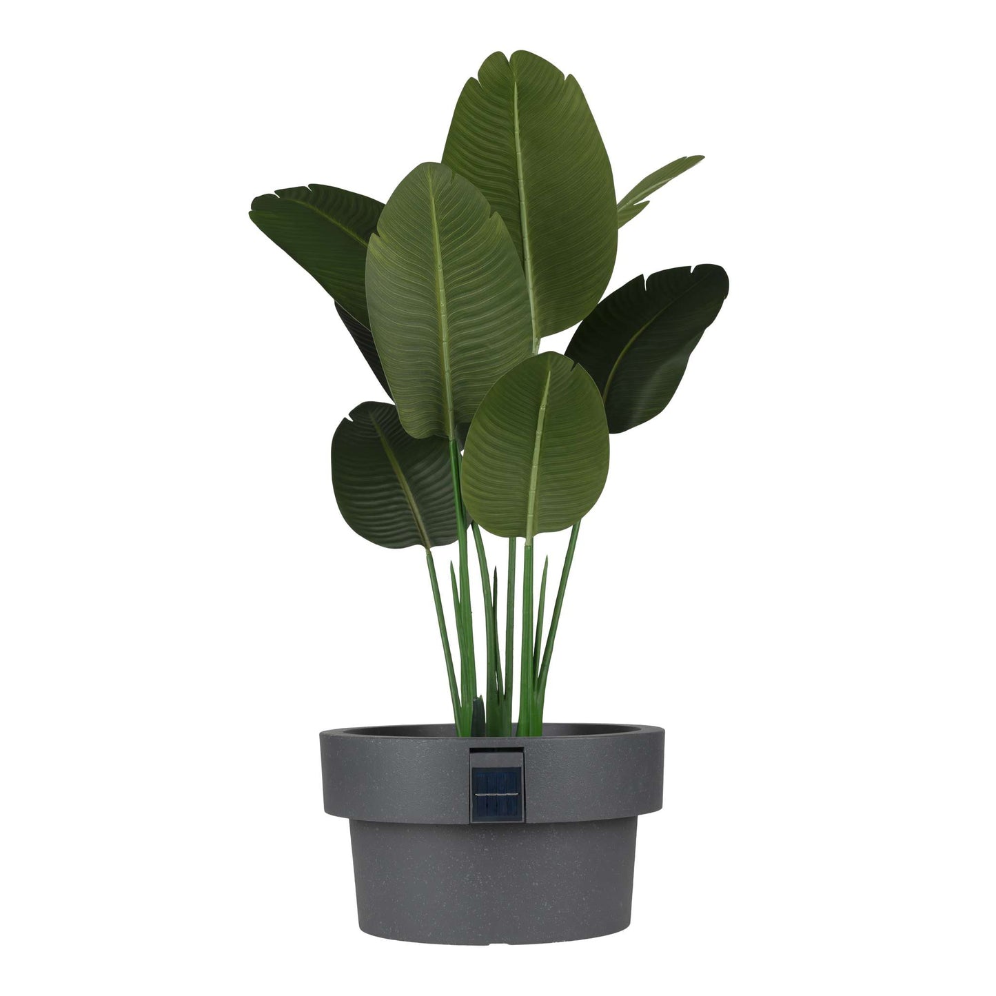 Pot solaire 18 po avec éclairage d’ambiance