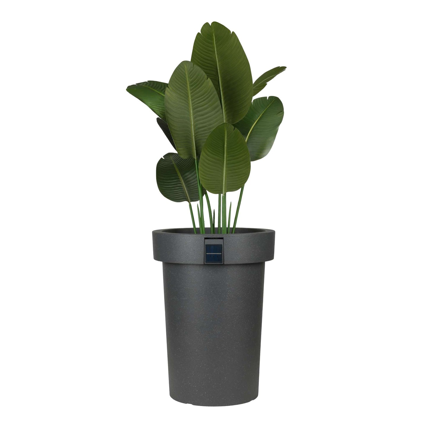 Grand pot solaire 18 po avec éclairage d’ambiance