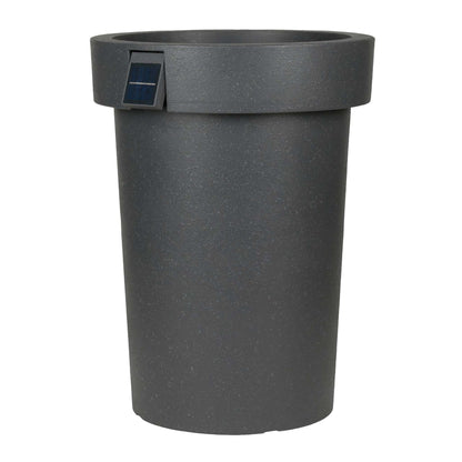 Grand pot solaire 18 po avec éclairage d’ambiance