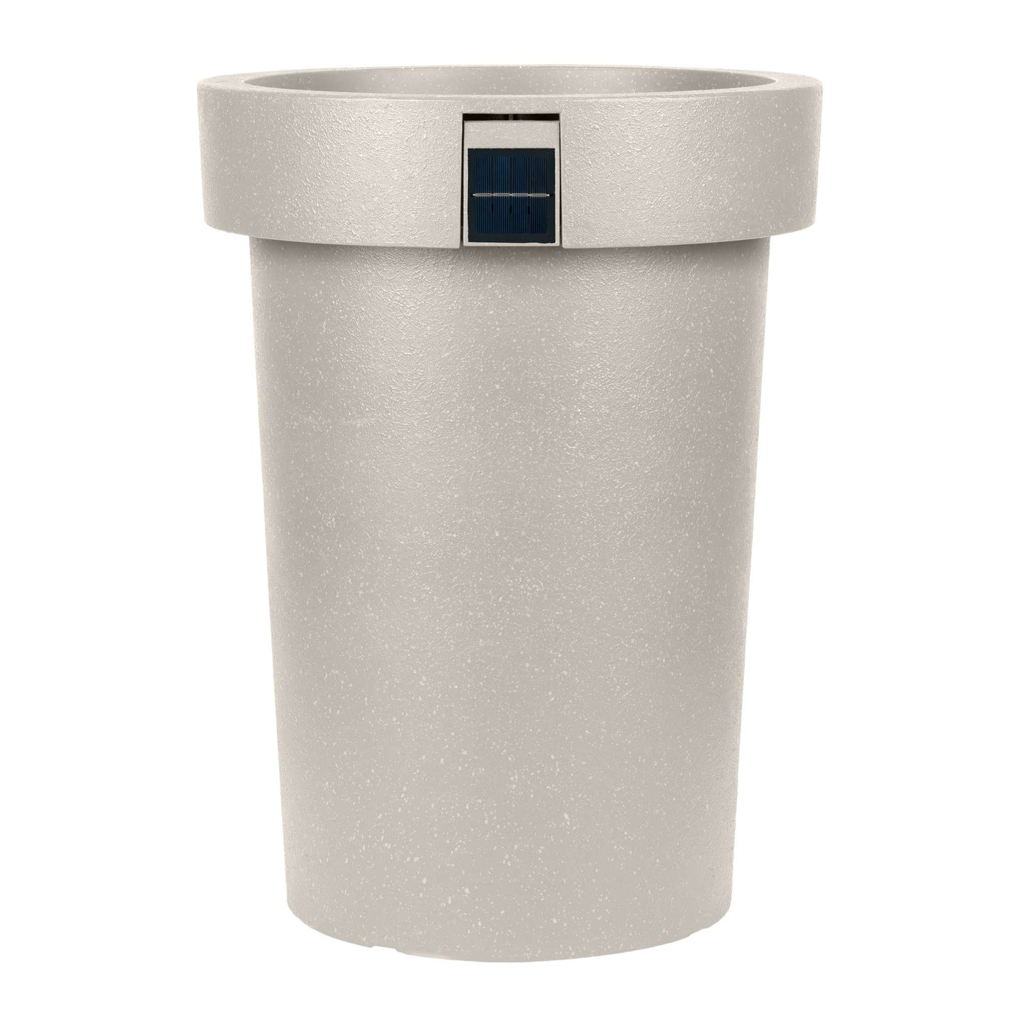 Grand pot solaire 18 po avec éclairage d’ambiance