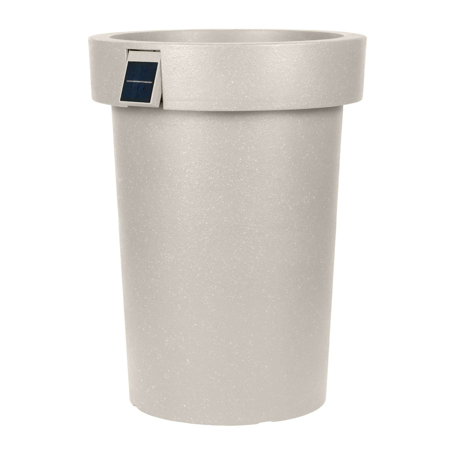 Grand pot solaire 18 po avec éclairage d’ambiance