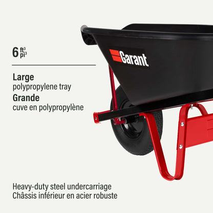 6 cu. ft. Precision Pour Wheelbarrow