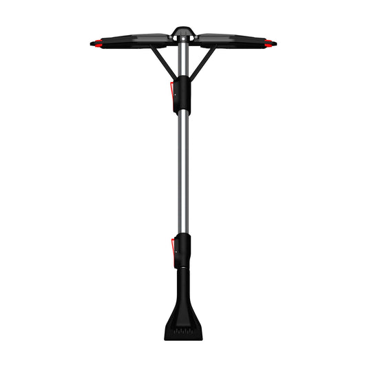 44" Telescopic Snow Brush with Non-Scratch Folding Head