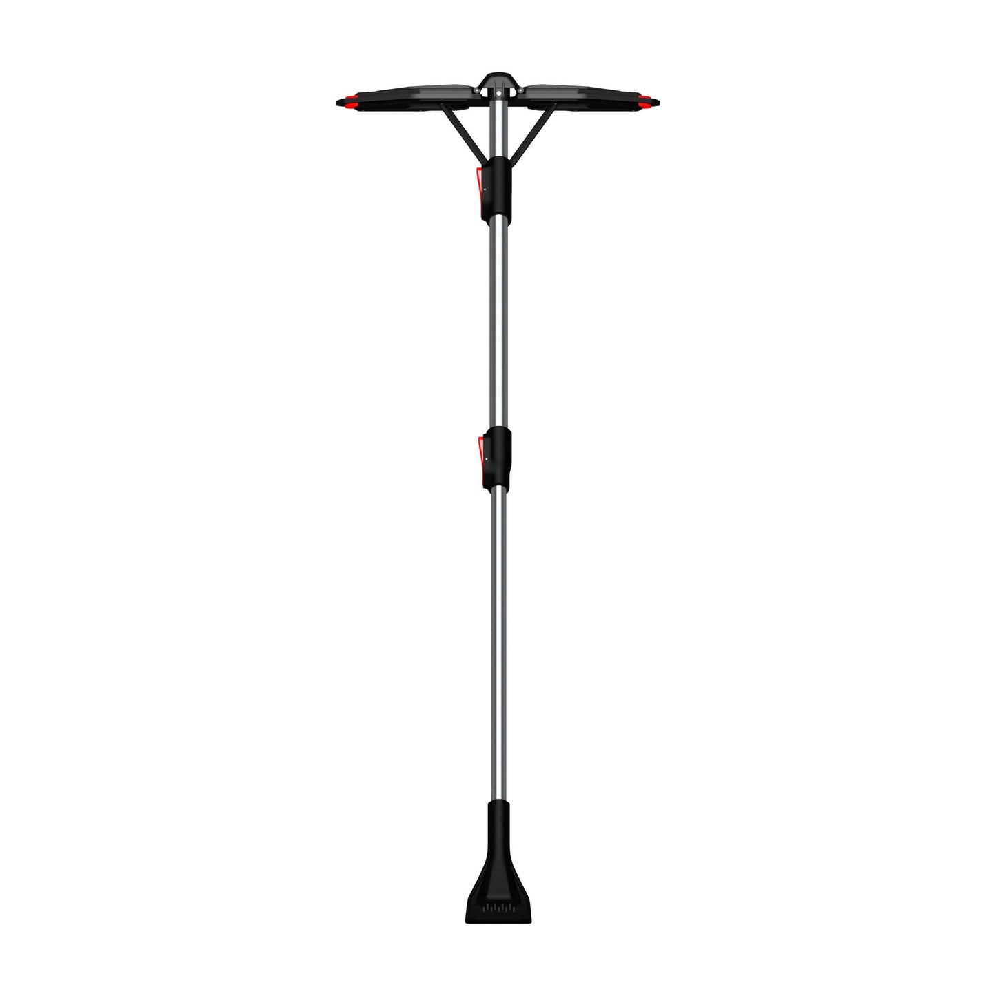 44" Telescopic Snow Brush with Non-Scratch Folding Head