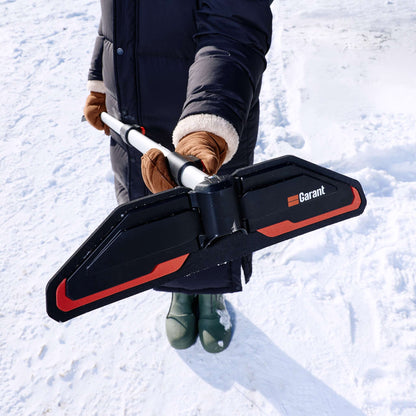 Balai à neige télescopique 44 po avec tête anti-égratignures pliable
