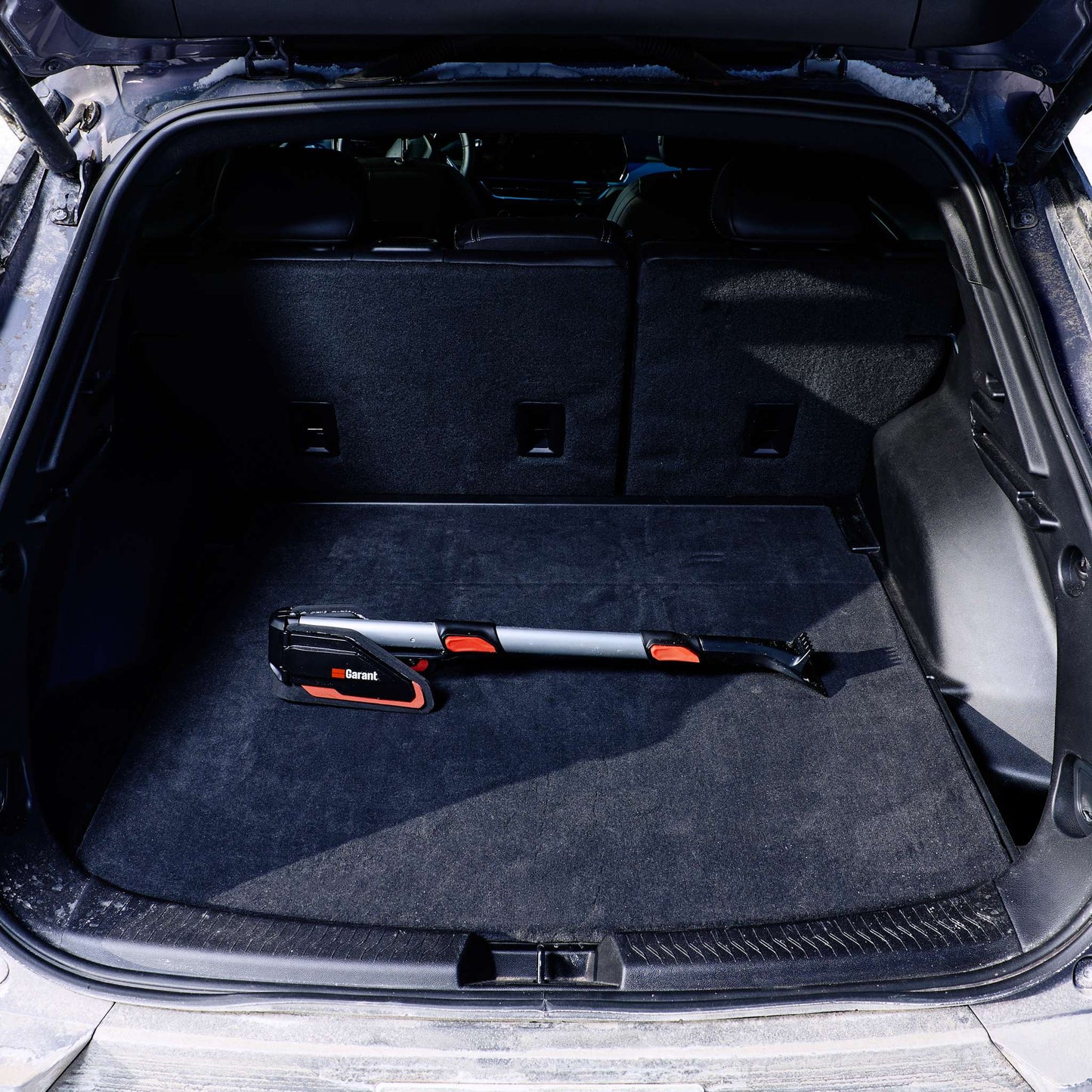 44" Telescopic Snow Brush with Non-Scratch Folding Head