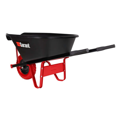 Brouette à bec de précision 6 pi³ avec pneu anti-crevaison