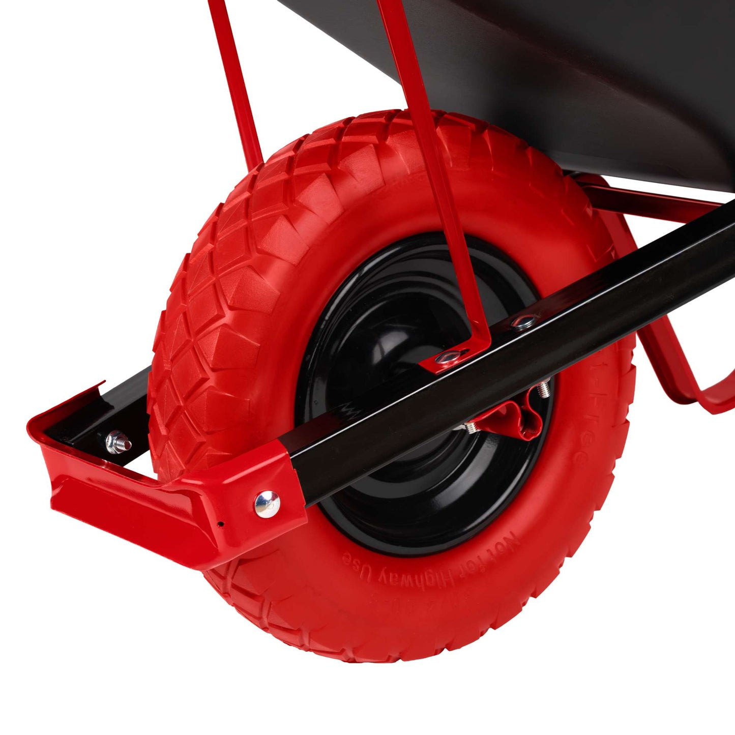 Brouette à bec de précision 6 pi³ avec pneu anti-crevaison