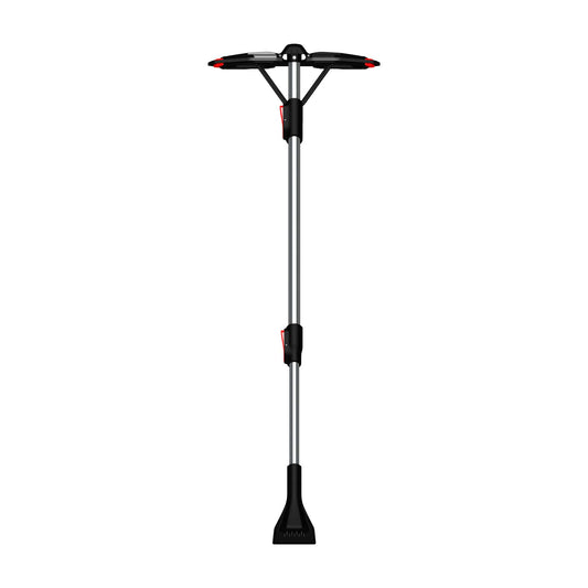 52" Telescopic Snow Brush with Non-Scratch Folding Head