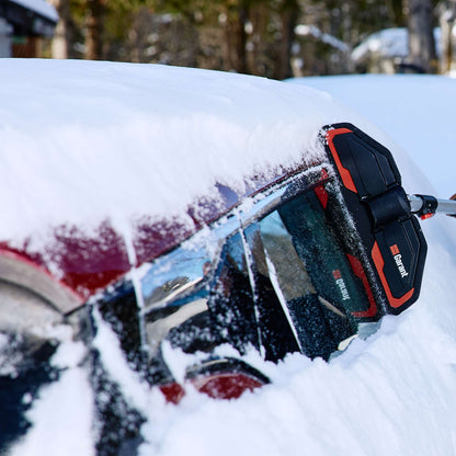 Balai à neige télescopique 52 po avec tête anti-égratignures pliable