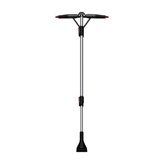 Balai à neige télescopique 60 po avec tête anti-égratignures pliable