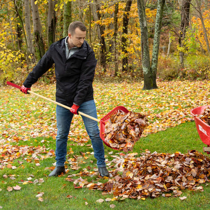 2-in-1 Scooping Leaf Rake
